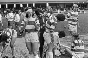 00354 Prints: Womens FA Cup Final held at the ground of Bedford Town Football Club