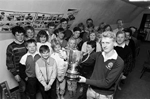 Pride Prints: We won the cup... chairman David Jessop, pictured with other members