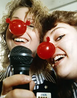 Woolworths shop assistants, Melanie Wass (left) and Angela Woodcock