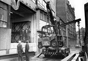 Newcastle Prints: The work to install a 5m full colour printing press at the rear of Thomson house