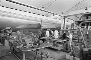 Factories Prints: Work in progress at the Toulouse Aircraft factory in Southern France
