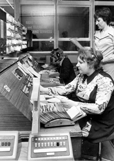 Leicester Prints: The work of these trained nurse-radio operators at the Leicester headquarters of