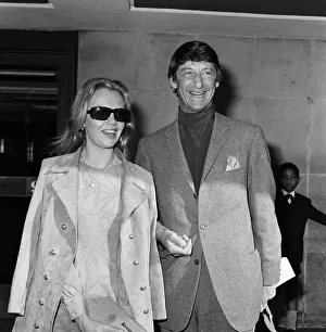After a working holiday in Nice, Hayley Mills arrives back at London Airport today with