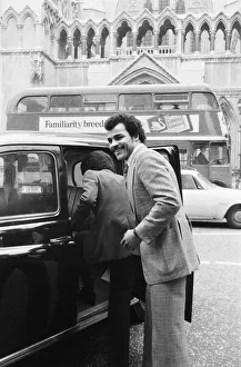 01409 Prints: World Boxing Champion John Conteh appeared at Law Courts today