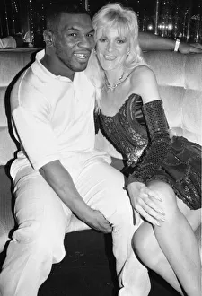 Night Club Prints: World Champion boxer Mike Tyson boogies the night away at Jacqueline