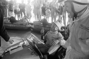 Fairground Prints: World Champions on the Dodgems. Appearing in a new Granada TV fun show called