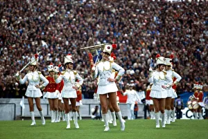 World Cup 1978 Group 1 France 1 Italy 2 Drum majorettes