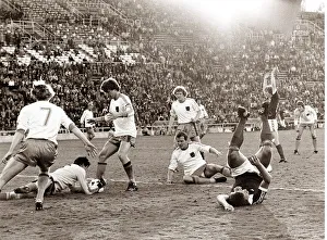 World Cup 1978 Scotland v Holland June 1978 Dutch keeper Jan Jongbloed collects