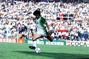 Shot Prints: World Cup 1982 Algeria 0 Austria 2 Djamel Zidane of Algeria