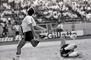 World Cup 1986 Group F England 3 Poland 0 Peter Reid (16