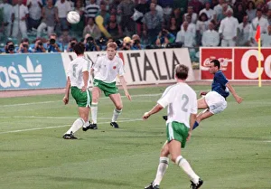 Shot Prints: World Cup 1990 Quarter Final Italy 1 Republic of Ireland 0 Italia 1 Eire 0