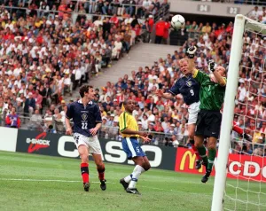 World Cup Prints: World Cup 1998 Group A Scotland 1 Brazil 2 Gordon Durie (9