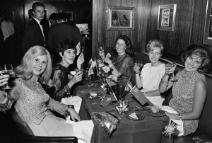 World Cup banquet held at the Royal Garden Hotel in Kensington