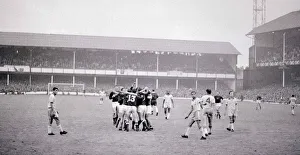 World Cup Brazil versus Hungary at Goodison Park 15th July 1966 Fresco