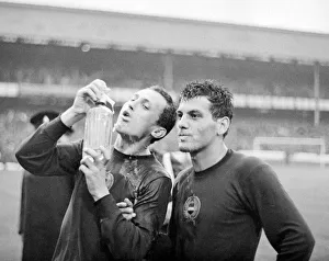 World Cup Brazil versus Hungary at Goodison Park 15th July 1966 Fresco