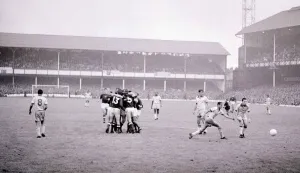 World Cup Brazil versus Hungary at Goodison Park 15th July 1966 Fresco