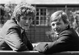 Images Dated 10th June 1983: World Cup cricket captains Bob Willis and Geoff Howarth pictured before their game at The