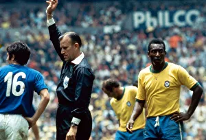 World Cup Final match at the Azteca Stadium in Mexico City Brazil 4 v Italy 1