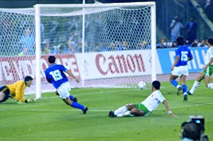 Ireland Prints: World Cup Finals Quarter Final 1990 Stadio Olimpico in Rome Italy Italy 1 v