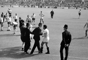 World Cup Football 1966 West Germany v Uruguay Referee Jim