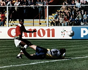 World Cup Prints: World Cup Football 1990 Group C Scotland 0 Costa Roca 1