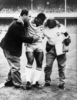 Painful Prints: World Cup Group Match at Liverpool 19th July 1966 Portugal 3 v Brazil 1