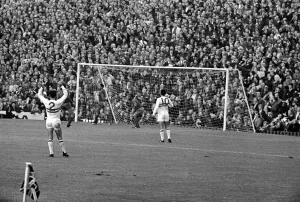 World Cup Hungary versus Portugal 15 July 1966 The Portugese players leave
