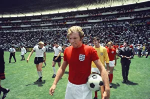 Competitive Prints: World Cup Quarter Final 1970 England 2 West Germany 3 after extra time