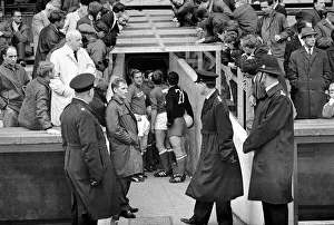 World Cup Russia versus Chile 20th July 1966 The two teams come onto
