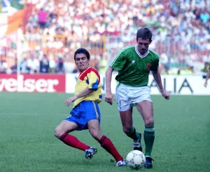 World Cup Second Round Match at the Luigi Ferrari Stadium in Genoa, Italy