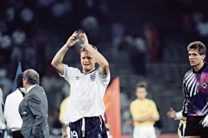 Crying Prints: World Cup Semi Final in Turin, Italy July 1990 England 1 v West Germany 1 after
