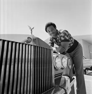 World heavyweight champion George Foreman pictured outside Hayward Boys Club