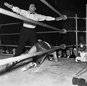 World Heavyweight Championship fight between Muhammad Ali and Brian London at Earls Court