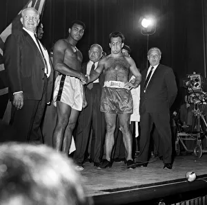World Heavyweight Championship fight between Muhammad Ali and Brian London at Earls Court
