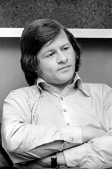 Arms Folded Prints: World snooker champion Alex Hurricane'Higgins pictured in his manager