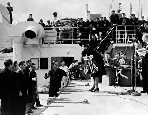 Troopship Prints: World War II: Hospital Ships. The mayor of Southampton (Mrs Dyas