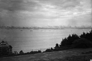 01482 Prints: World War II Invasion of France Part of the British invasion fleet bound for
