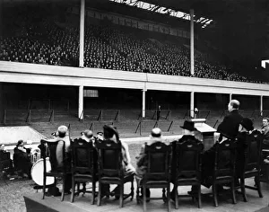 Public Speaking Prints: World War II Religion. The Archbishop of Canterbury to-night addressed a meeting at West