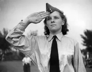 Youth Movement Prints: World War II Women: Cadet - Jean Smith age 15 Womens