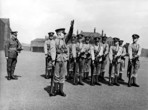 Shadow Prints: World War Two - Second World War - British Army recruits take part in one of their
