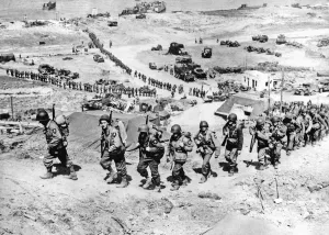 D Day Prints: World War Two - Second World War - The D-Day invasion of Normandy. France