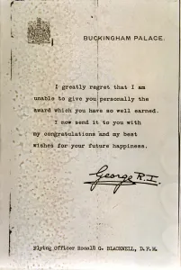 Letter Prints: World War Two - Second World War - A letter to RAF Sergeant R G Blackwell, No