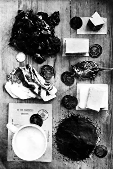 World War Two - Second World War - The picture shows a persons ration allowance for one