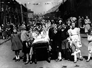 World War Two - Second World War - VE Day celebrations and Victory Tea