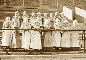World War One - The stands of a Tottenham Hotspur football ground have been turned into