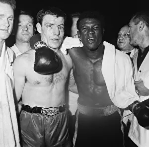 Welterweight Prints: World welterweight title at Wembleys Empire Pool between champion of the world Emile