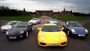 Sportscar Prints: Some of the worlds most desireable sportscars lineup outside Hopetoun House in