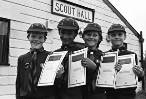 Boys Prints: Worth their weight in gold... Crosland moor cubs from left Warwick Litherland