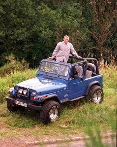 Jeep Prints: WRANGLER JEEP GRAHAM DICKSON IN HIS 4X4 29TH JULY 1997 OPEN TOP