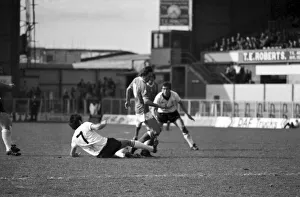 Wrexham 0 v. Barnsley 0. April 1982 MF06-34-012 Local Caption Division 2 Football
